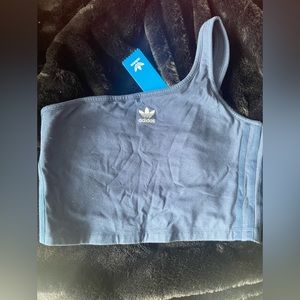 Adidas Asymmetrical Crop Top BNWT